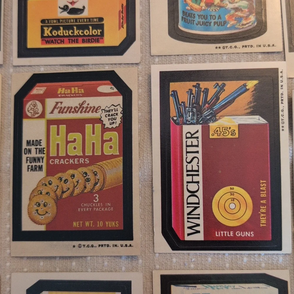 Vintage Topps Wacky Packages Stickers 1970's Set of 15